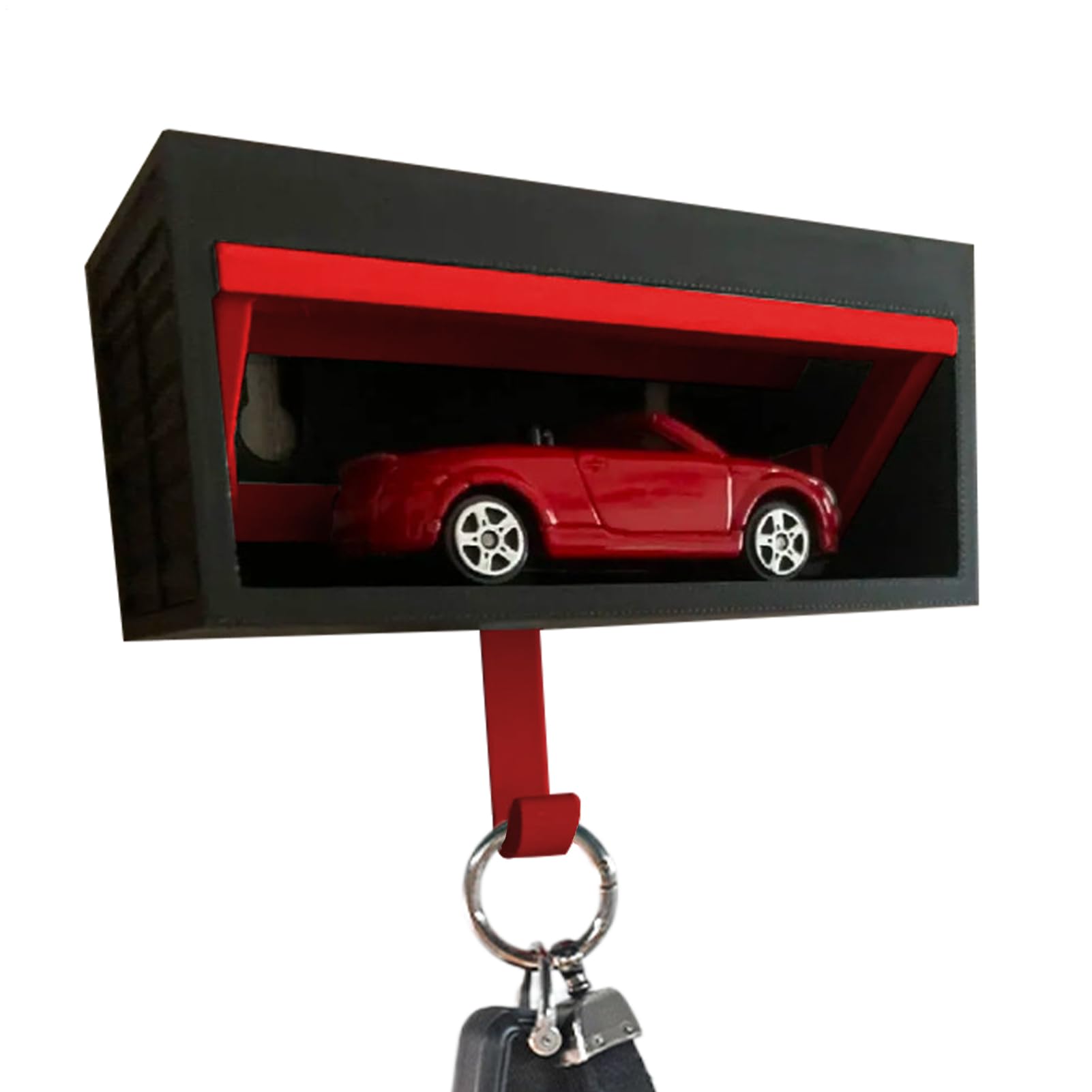 Soporte decorativo para llaves de cochera de coche, 3D para colgar en la pared, colgador de para , vestíbulo, pasillo, porche, apartamento, diseño con puerta de