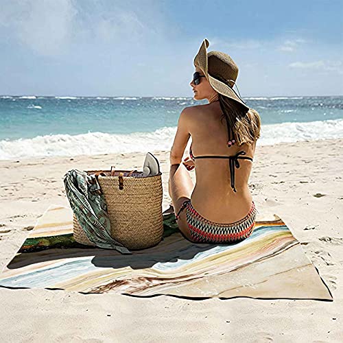 Serviette de plage en microfibre pour le yoga et la randonnée active