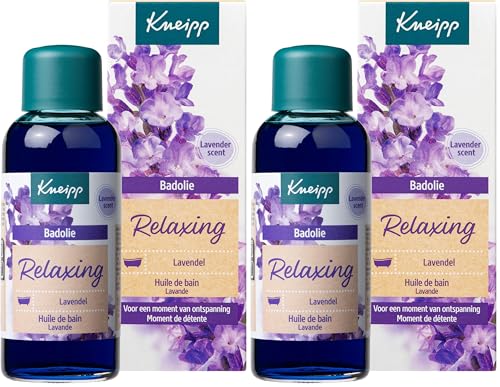 Huile de bain lavande Kneipp relaxante 100 ml lot de 2 pour soin bien-être
