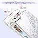 Maxdara Case for iPhone 6S/6 Glitter Case [Tempered Glass Screen Protector] Liquid Floating Bling Sparkle Luxury Shockproof Bumper Pretty Girls Children Case for iPhone 6/6s/7/8 4.7 inches (Silver)