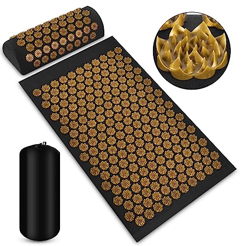 Almohadilla ecológica para aliviar dolor, esterilla de acupresión para espalda y cuello, almohada para cuidado Personal de los pies, alfombra para relajar estrés, Yoga antideslizante