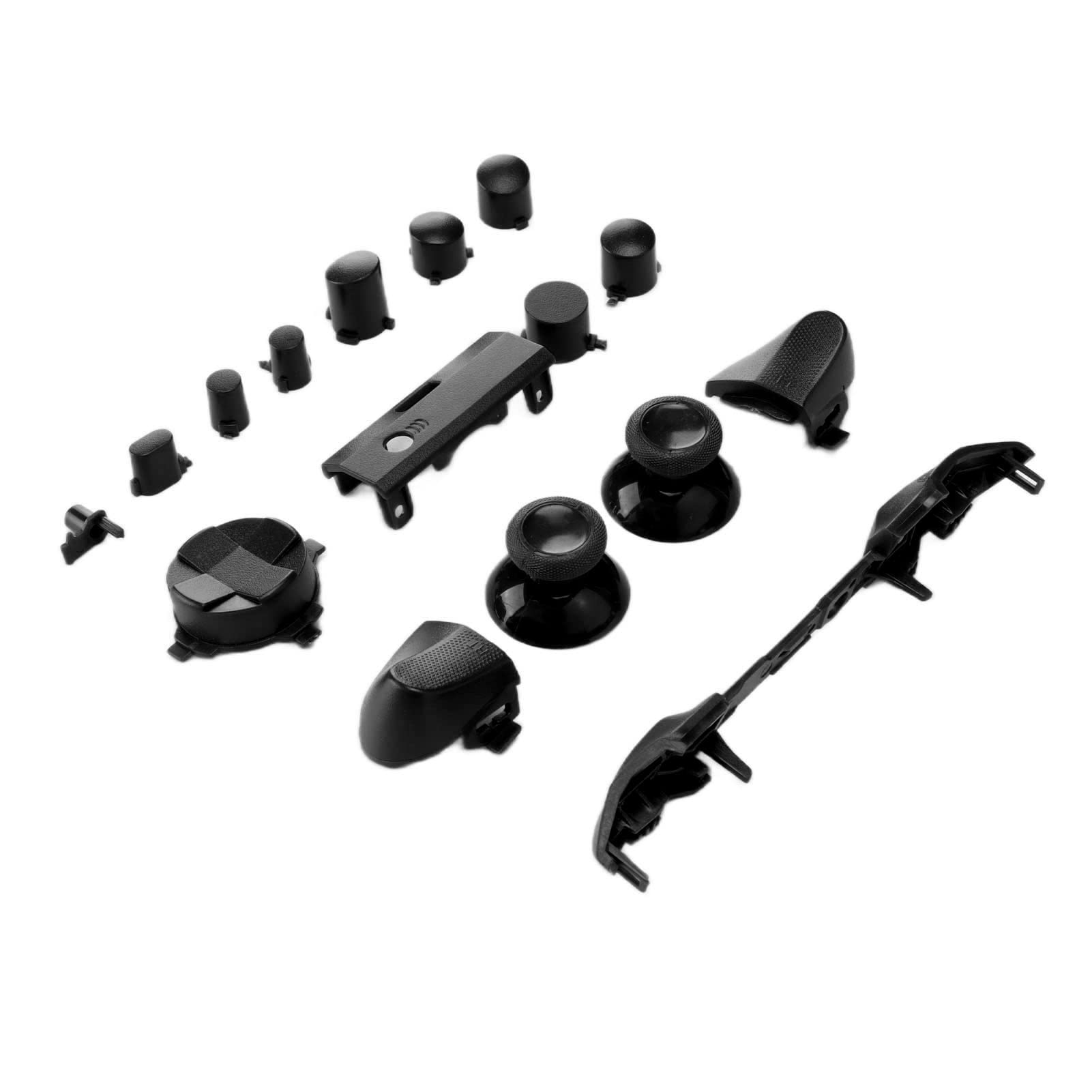 Annadue Set Completo di Pulsanti per Series, Dpad Bumper Pulsanti Trigger RT LT RB LB Pulsanti ABXY Kit di Riparazione Pulsanti di Ricambio per Series X e S(Nero)