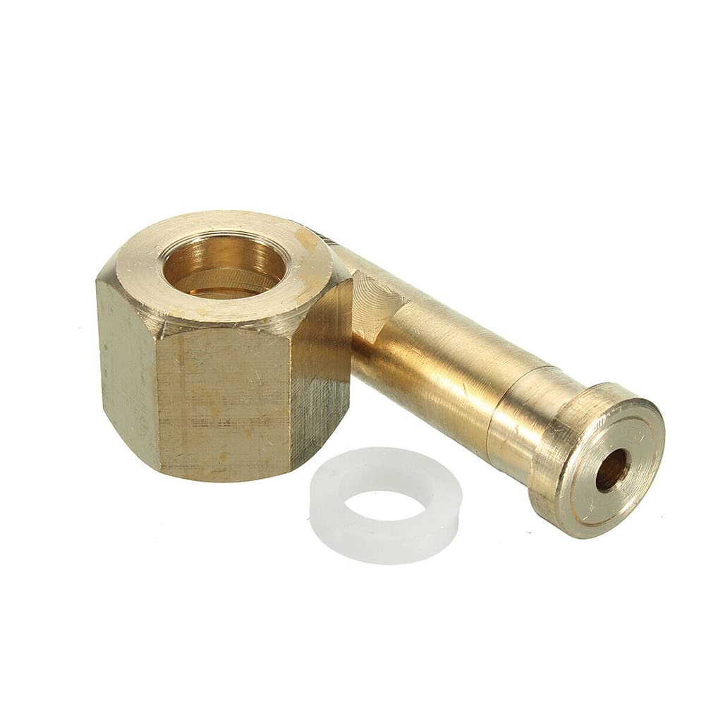 Druckminderer Zubehör Niceminiwall CGA-320 Einlassmutter – 5,1 Cm Nippel, Messing, Für CO2-Regler, Schweiß- Und Industrieanwendungen