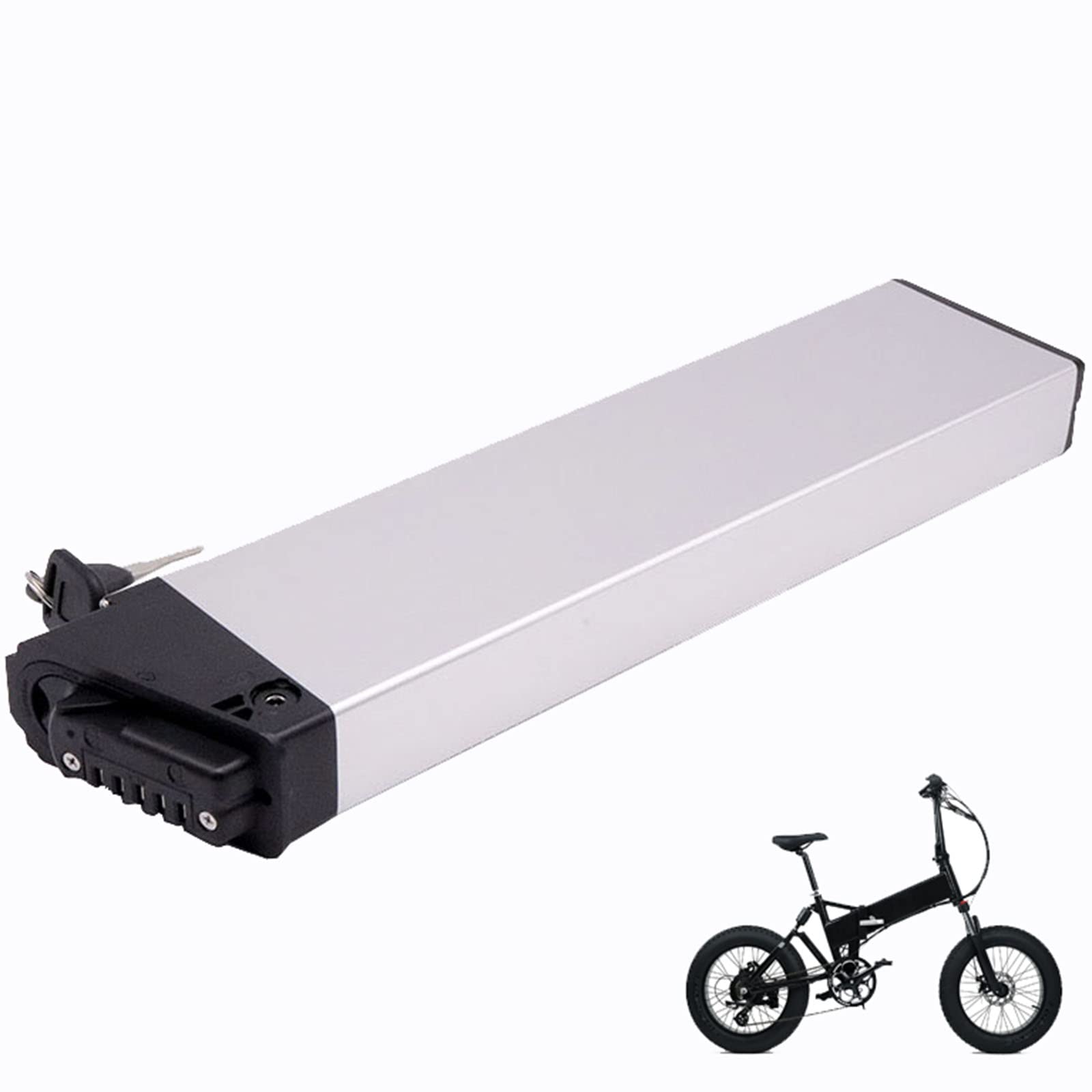 HJGHY E-Bike Battery 48V 8AH 10AH 13AH 15AH Lithium Li-ion Folding Bike Replacement Battery with Charger and BMS Protection Board, for 250W 350W 500W 750W 1000W Electric Bicycles Motor