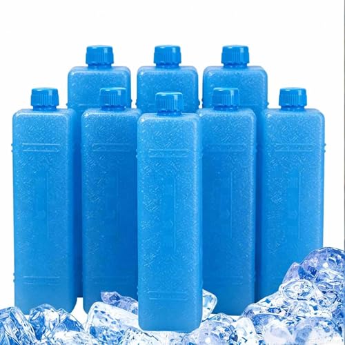 8 Piezas Acumuladores De Frio, Bolsas De Hielo Reutilizables, Hielos Para Portatil Para Isotérmica, Y Mochila Frigorífica, Paquetes De Congelador Que Ahorran Espacio