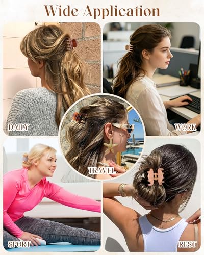 Set de 8 Pinzas Pequeñas para Cabello 1.8 pulg miniatura 6