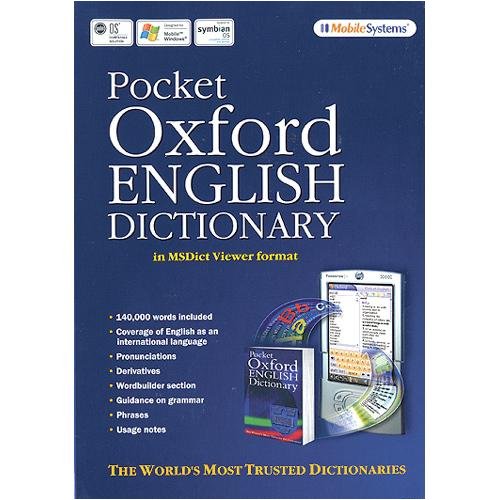 Mobile Systems Pocket Oxford English Dictionary