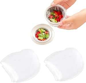 Sacchetti Filtro Lavello 200 Pezzi - Rete Antintasamento 11x11 Cm Per Cucina E Bagno - Foto 14