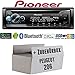 Produktbild Autoradio Radio Pioneer DEH-S510BT - Bluetooth | Spotify | CD | MP3 | USB | Android | iPhone | Multicolor | 4x50Watt Einbauzubehör - Einbauset für Peugeot 206 - JUST SOUND best choice for caraudio