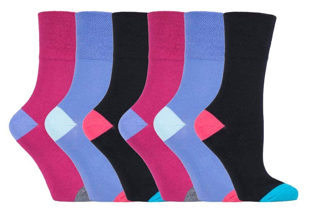Gentle Grip Women's Gg188 New: 6 Pairs No Elastic Socks 4-8 Uk, 37-42 Eur (4-8 Uk, 37-42 Eur, )