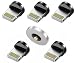 Produktbild 5x Adapter Stecker rund Ersatzadapter für Magnet USB Ladekabel kompatibel mit iPhone 12 13 Pro Max mini 11 XS XR X 10 8 7 6S 6 Plus 5 SE