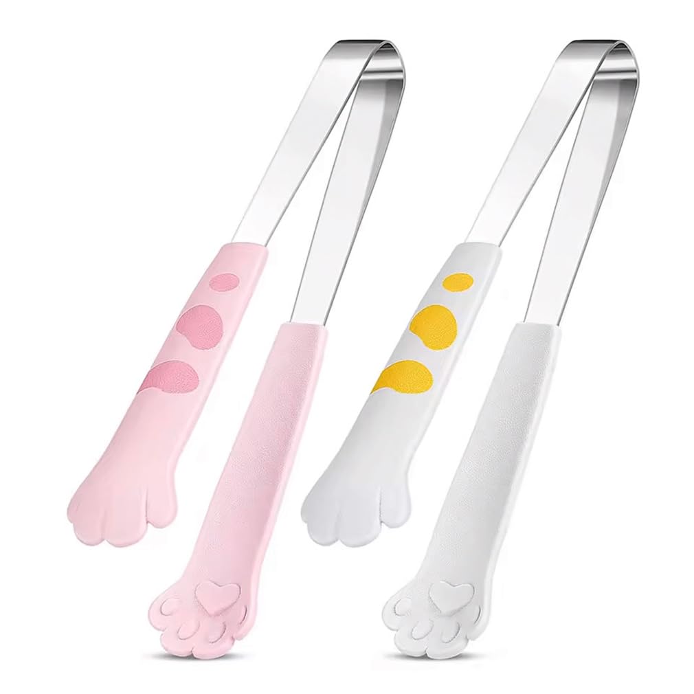 Cat Paw Cooking Tongs, Heat-Resistant Pair