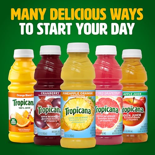 Image of Tropicana Juice Drink, 15.2 Bottles, Pineapple Orange, 15.2 Oz (Pack of 12)