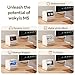 Wokyis M5 Retro Dock Station for Mac mini M4, 5’inch HD Display, 10Gbps M.2 NVMe SSD Enclosure, SD/Micro SD Reader 4.0, 4*USB-A 1*USB-C 10Gbps, 3.5mm Earphone Jack,