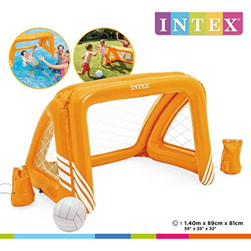 Intex- Porta Pallanuoto Gioco, Colori Assortiti, 124 X 84 X 76 Cm, 58507NP - 2