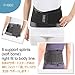 FINALIST Lumbar Support Belt - Adjustable Back Brace - Coolness - Instant Lower Back Pain Relief for Men and Women (L)