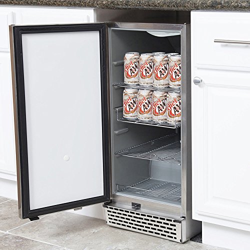 Whynter Bor-326Fs Energy Star 3.0 Cu. Ft. Indoor/Outdoor Beverage Refrigerators, One Size, Stainless Steel/Black #TOP5