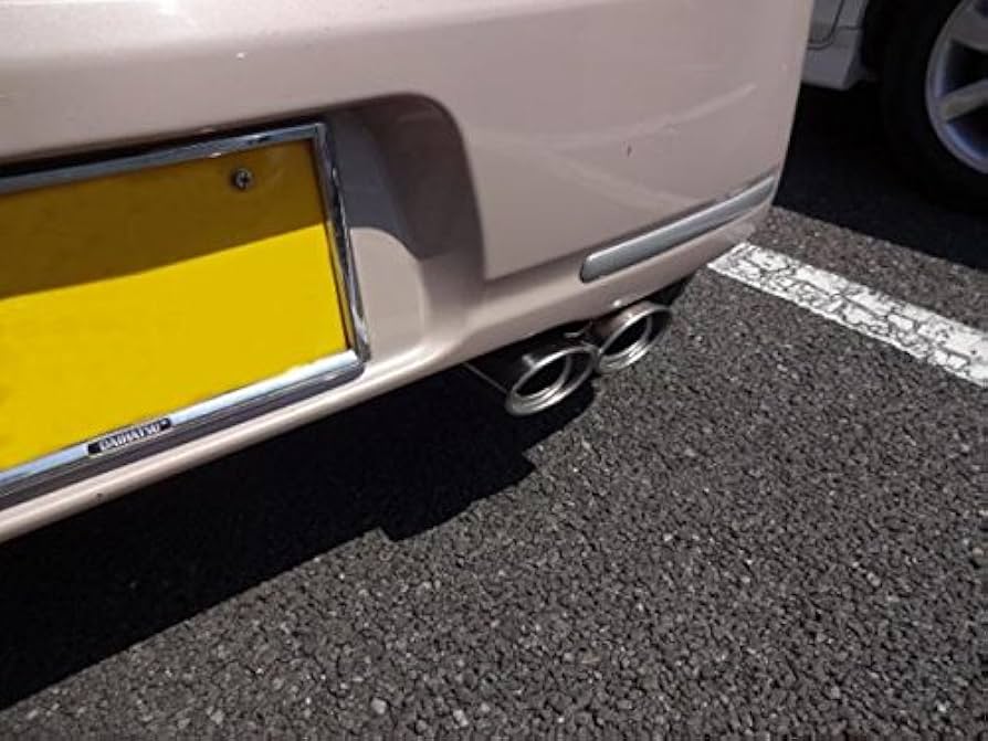 ミラココアL675sワンオフデュアル2本出しリアピースマフラー ミラココアL675sワンオフデュアル2本出しリアピースマフラー