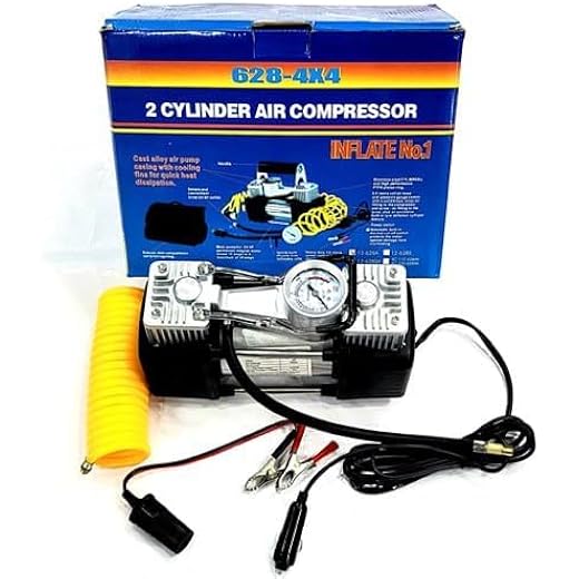 Air Pump Heavy Duty Metal 12V DC