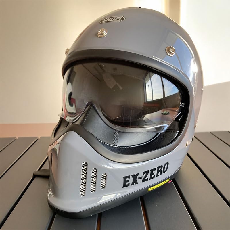 Amazon | ショウエイEX-ZERO用本革ノーズガード (ブラック) | 胸部