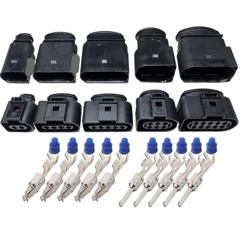 DJ7025A-3.5 Car Ignition Coil Connector 2p3p4p5p6p8p10p Fog Lamp Water Spray Socket Horn Sealing Water Proof Plug(2p,5sets)