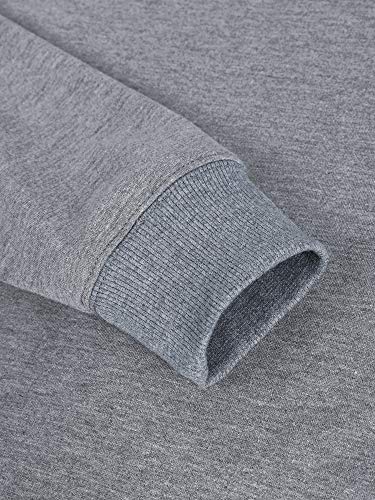 Dresswel Damen Hundepfote Druck Sweatshirt Herzmuster Pullover Basic Tops Rundhals Langarmshirt Oberteile Herbst Winter