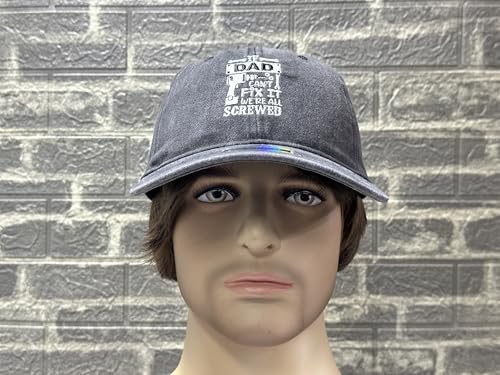 Image of Embroidered Adjustable Baseball Hat for Men Women, Washed Cotton | Premium Embroidery Design, Adjustable Metal Buckle Closure, Simple Lifestyle Wear