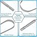 Tongue Cleaner Tongue Scraper Stainless Steel Tongue Brush Dental Kit Professional Eliminate Bad Breath With Non-synthetic Grip Fresher Breath In Seconds (Family Pack (4 pcs) Yashika Enterprises