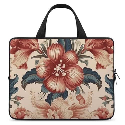 Sac ordinateur 13 pouces fleurs antichoc pour transporter votre PC