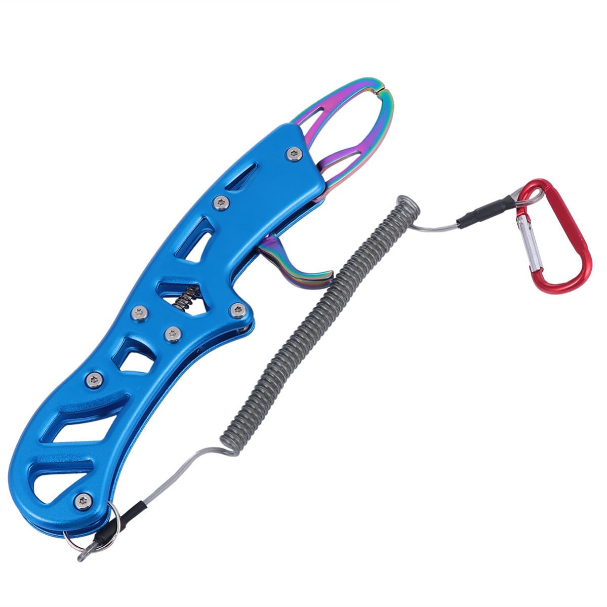 Pinzas de labios para pesca de aluminio y controlador multifuncional de peces para río 8