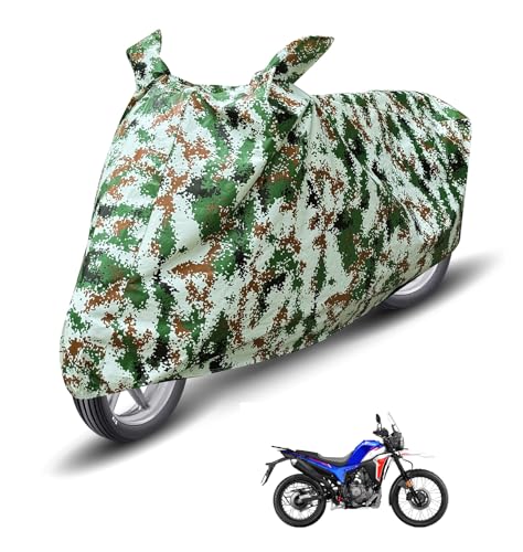 Image of Auto Hub Waterproof Bike Cover Compatible with Hero Xpulse 210 Dustproof, UV Protection Two Wheeler Bike Xpulse 210 Cover - Forest