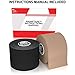 Nordic Lifting Kinesiology Tape (2-Pack) PrimeTape - Pro Sports & Athletic Taping for Knee, Shin Splints, Shoulder and Muscle - 2