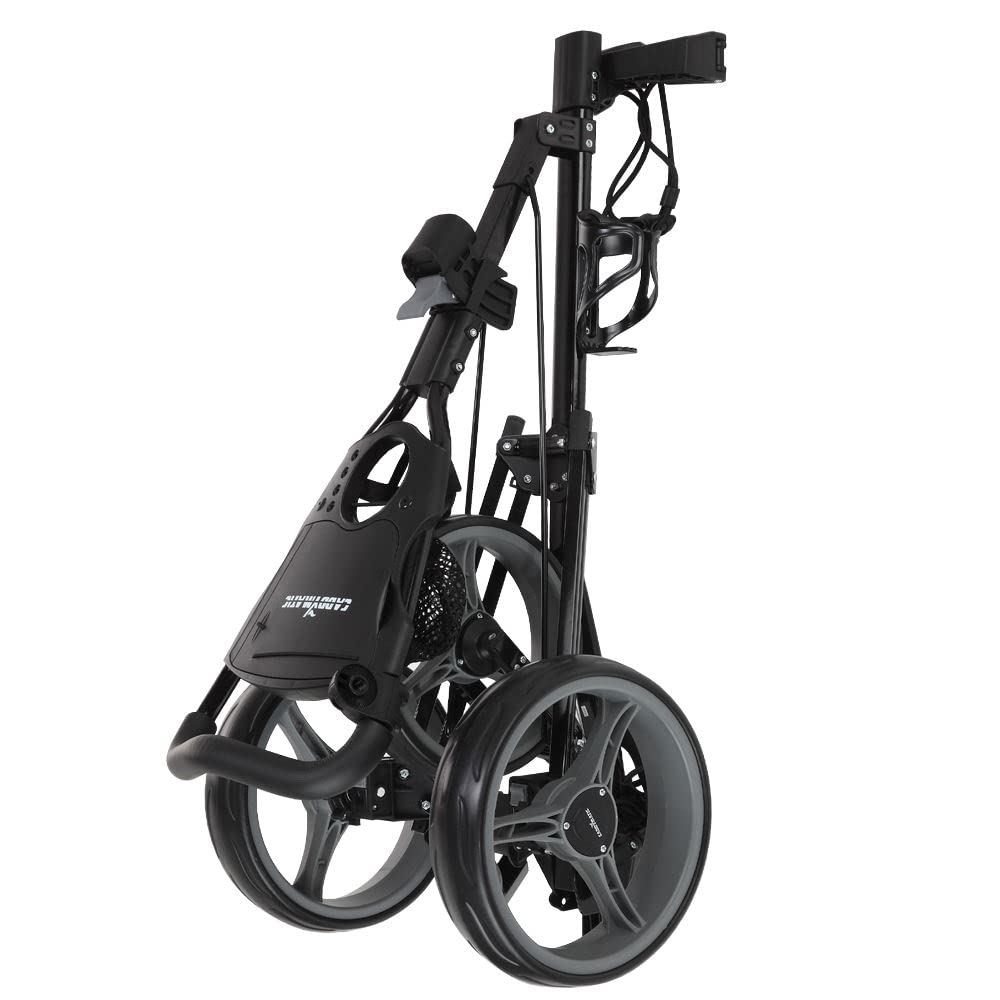 Golf X-Treme Carrito de Golf 3 Ruedas con Asiento Negro/Gris