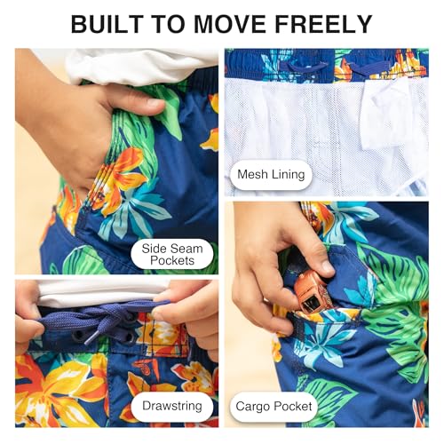 Image of Kanu Surf Boys' Avalon Quick Dry UPF 50+ Beach Swim Trunk