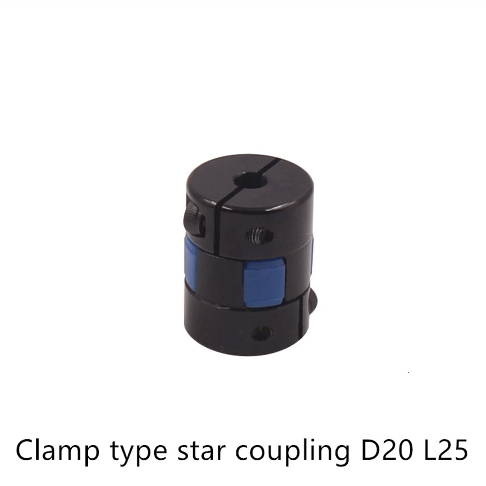 WAAZVXS Coupling Black D20mm L25mm Blue Star Flexible Coupling Shaft Coupler for Encoder Stepper Motor (Inner Diameter : 8mm to 8mm)