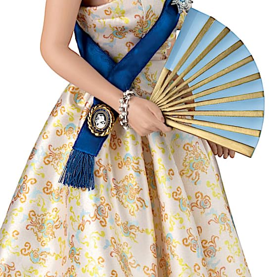 Muñeca Coleccionable Queen Elizabeth II 38 cm miniatura 3
