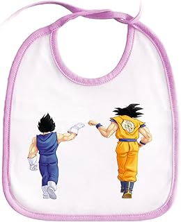 BABERO ROSA DRAGON ANIME DBZ MANGA BALL baby z bib.
