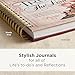 Christian Art Gifts Journal w/Scripture for Women Trust In The Lord Butterfly Proverbs 3:4 Bible Verse Burgundy 192 Ruled Pages, Large Hardcover Notebook, Wire Bound