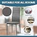 Albatros 2553 Milano Set de 4 sillas de Comedor, Gris