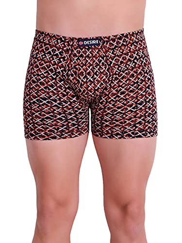 Image of T.T. Pure Cotton Printed Trunks for Men | Regular Fit | Snug Fit | Long Trunks | Inner Elastic | Soft and Comfortable |Assorted Prints| Pack of 3