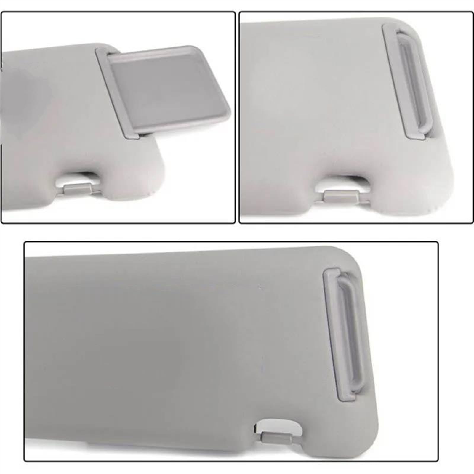 Visiera parasole grigia per lato guida sinistro compatibile con Toyota