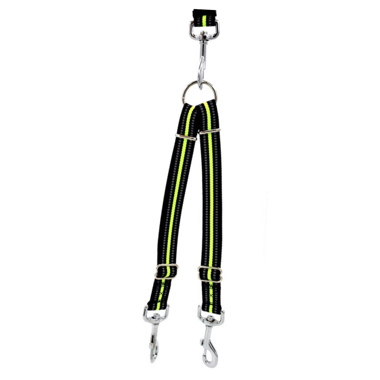 HOLIDYOYO Reflective Stripe Double Head Dog Leash Pet Pulling Strap for Dogs Durable Design for Walking and Hiking