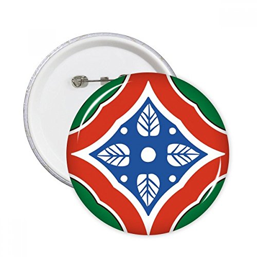 Badge rond Talavera aux finitions soignées pour sublimer vos vêtements et accessoires