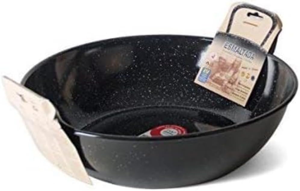 La Ideal_Enamelled Steel Deep Pan, 30 cm