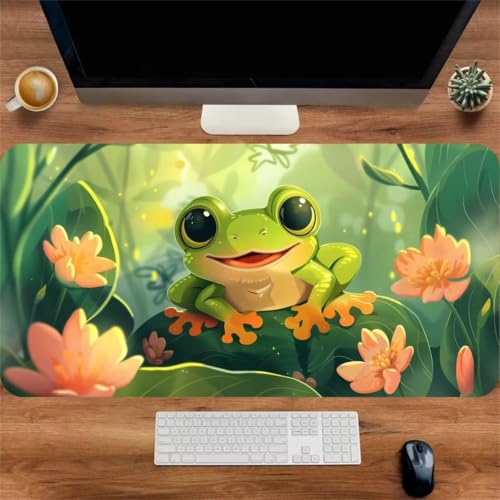 Tapis de souris de jeu XXL grenouille mouse pad tapis souris géant de bureau
