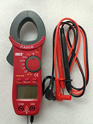 Image of Meco - 27-AUTO 3-1 /2 Digital 2000 Count 400A AC Autoranging Digital Clampmeter With Calibration Certificate & One Years Warranty
