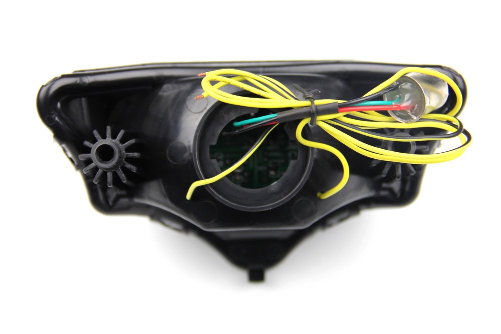 aVDB-moto Luces de freno LED con intermitentes integrados Compatible con Yamaha FZ6 N F Fazer 600 2004/2014 (Tintado)