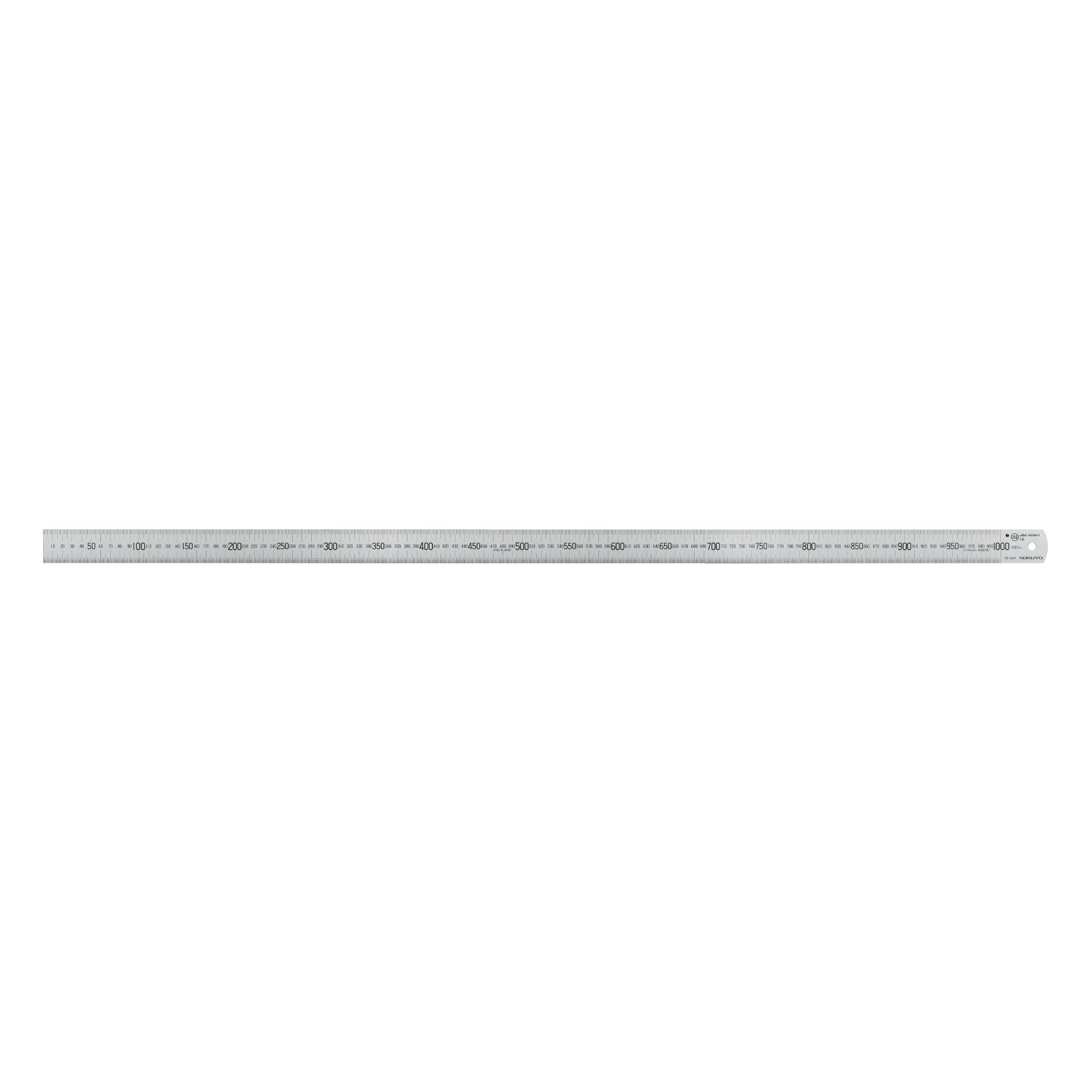 jis1 Clase Kokuyo S & T Acero Inoxidable regla 100 cm (importado de Japón)
