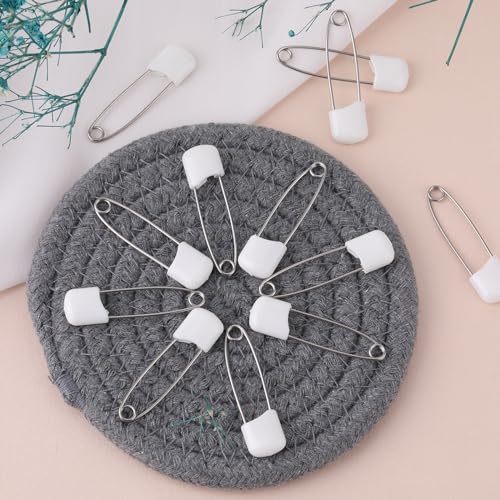 Miniatura 6 de 50 Imperdibles De Seguridad Para Bebés Y Niños Pequeños, 40 Mm, Tela De Plástico, Con Cierre De Bloqueo
