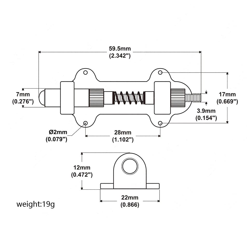 Alnicov Gitarowy stabilizator mostka Tremolo, zestaw stabilizujący Tremolo do gitary elektrycznej do gitary elektrycznej